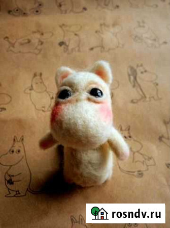 Игрушки из шерсти Снорочка и Муми-тролль handmade Санкт-Петербург - изображение 1