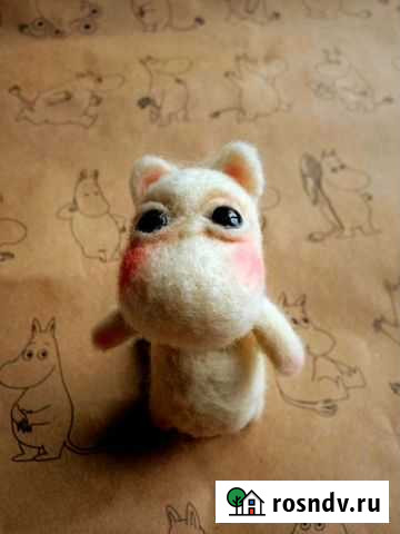 Игрушки из шерсти Снорочка и Муми-тролль handmade Санкт-Петербург - изображение 1