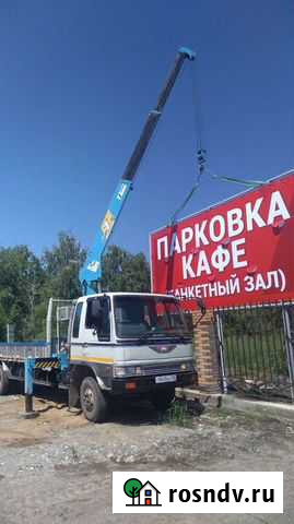 Кран борт 5 тонн, перевозки, эвакуатор Шелехов - изображение 1