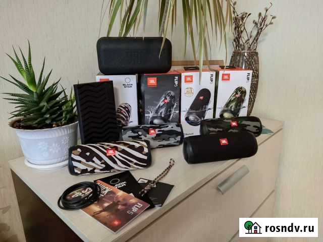 Колонка JBL flip 5 оригинал Бийск - изображение 1
