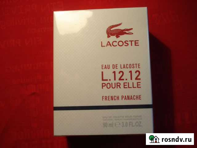 Eau de Lacoste pour elle french panache Жен 100мл Москва - изображение 1