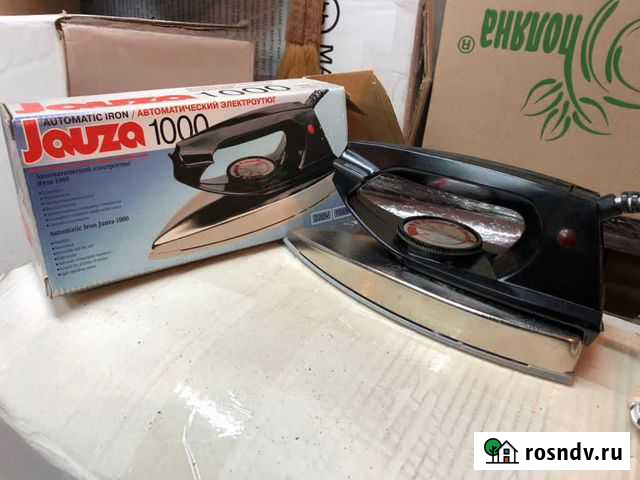 Новый винтажный утюг Jauza Яуза 1000 Алексин - изображение 1