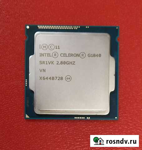 Процессор Intel Celeron g1840 Череповец - изображение 1
