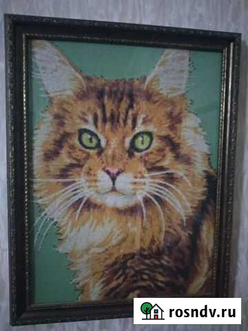 Картина вышитая крестом Морозовск - изображение 1