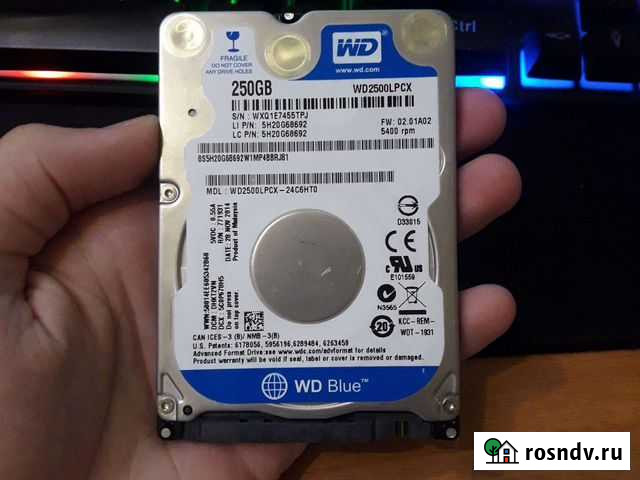 Жесткий диск для ноутбука 250гб Саратов - изображение 1