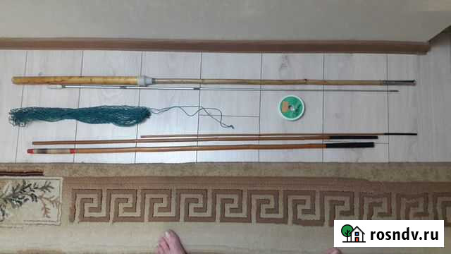 Удочки бамбуковые 2 шт.и леска Калининград - изображение 1