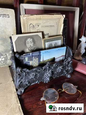 Старинная подставка для бумаг и писем на стол Астрахань - изображение 1