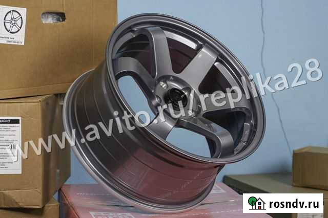 Литые диски R18 9.0 5x114.3 Rays TE37 (D116) Благовещенск - изображение 1