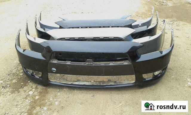 Бампер передний Mitsubishi Lancer X с 2007-2011 Набережные Челны - изображение 1