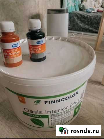 Краска Finncolor oasis interior plus белая Москва - изображение 1