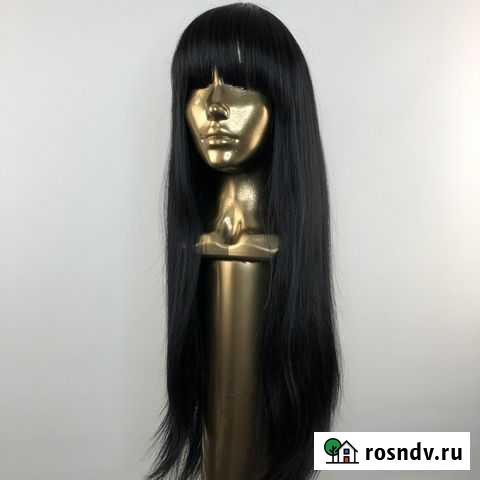 Парик Черный 80 см термо Волгоград - изображение 1