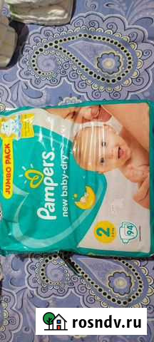 Памперсы new baby-dry 2размер(4-8кг) Сергиев Посад - изображение 1