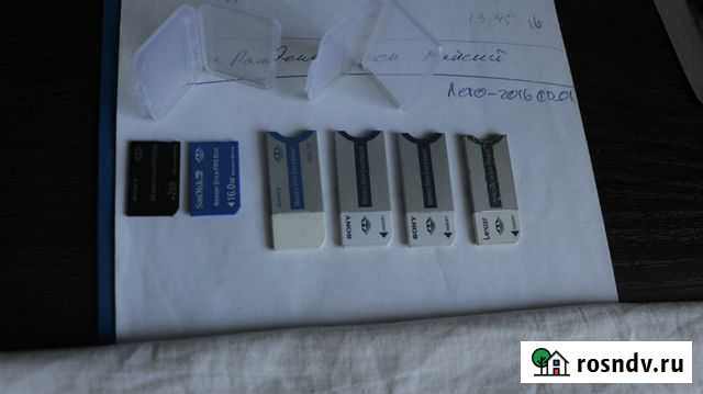 Карта памяти и адаптор sony Омск - изображение 1