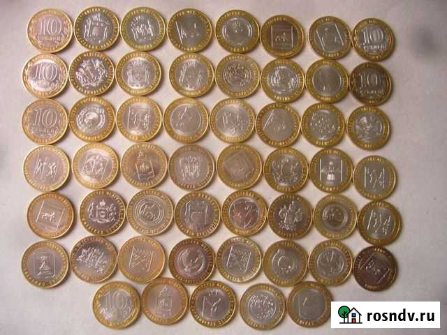 Монеты биметалл бим области и края Москва - изображение 1