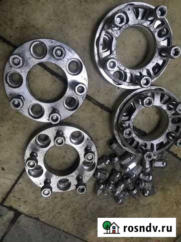 Проставки колесные ступичные диски 5х114.3 (25мм) Новосибирск - изображение 1