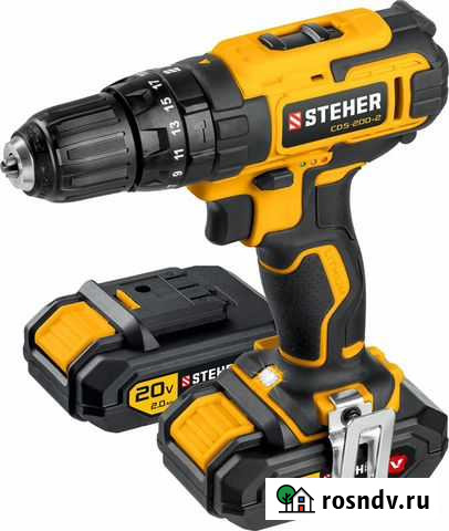 Ударная дрель-шуруповерт steher 20 В, 2 акб Нижний Новгород - изображение 1