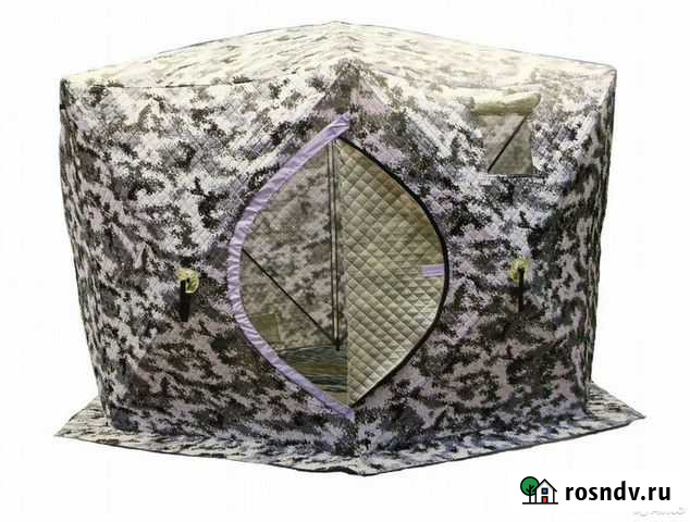 Палатка зимняя трёхслойная, зимний куб 360/320см Хабаровск - изображение 1