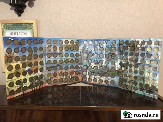 Колекция монет биметал два двора и гвс Тимашевск - изображение 1