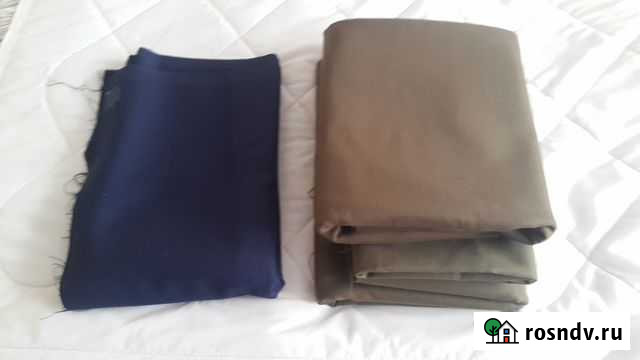 Отрезы тканей (5 шт.) военной формы -СССР Калининград - изображение 1