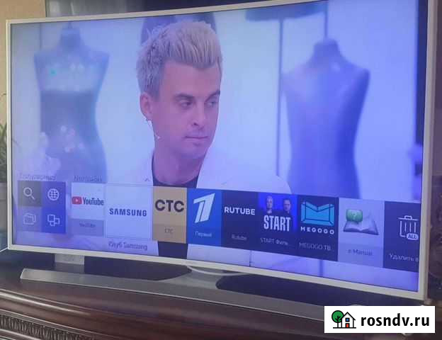 Изогнутый тв Samsung UHD Smart Tv 48 дюймов Владикавказ - изображение 1
