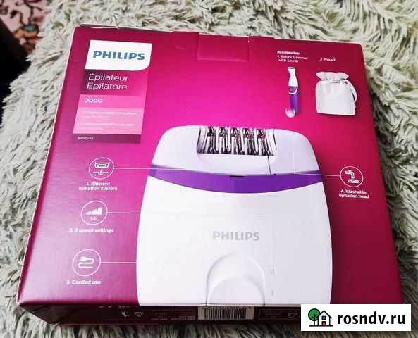 Набор: эпилятор и триммер для линии бикини Philips Москва - изображение 1