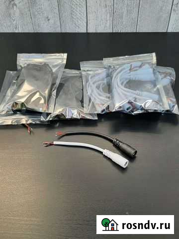 Разъёмы питания, с проводом. 10шт Краснодар - изображение 1