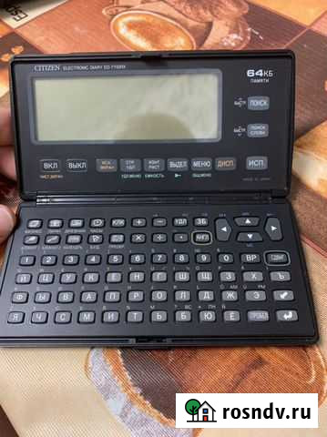 Электронная записная книжка Citizen ED-7700RX Japa Москва - изображение 1
