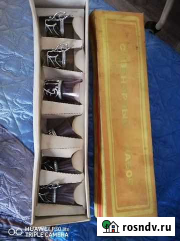 Сувенирный набор стопок СССР Нижний Новгород - изображение 1