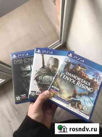 Игры ps4 Dishonored 2, Ведьмак 3, Immortals Fenyx Нижний Тагил