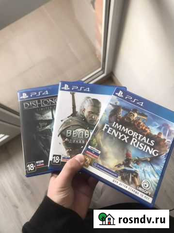 Игры ps4 Dishonored 2, Ведьмак 3, Immortals Fenyx Нижний Тагил - изображение 1