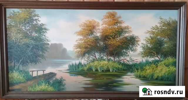 Картина маслом на холсте Сызрань - изображение 1