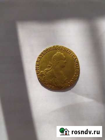 Золотая монета 10р 1776 г Красноярск - изображение 1