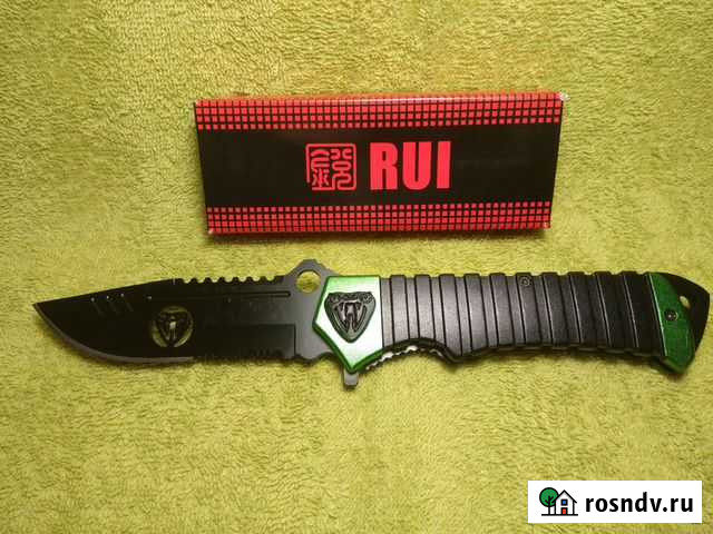 Нож складной Knives Tools HF-11 Black Green Москва - изображение 1
