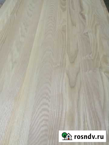 Столярный щит, ясень, 40 мм., цельный 2400*600 Санкт-Петербург - изображение 1