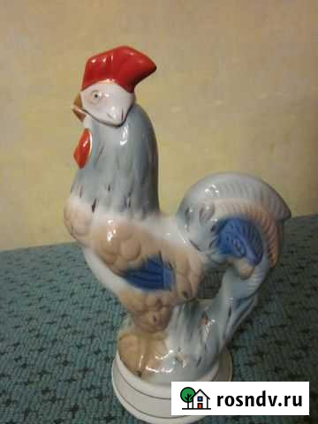 Графин, штоф Петух, фарфор СССР, Городница Москва - изображение 1