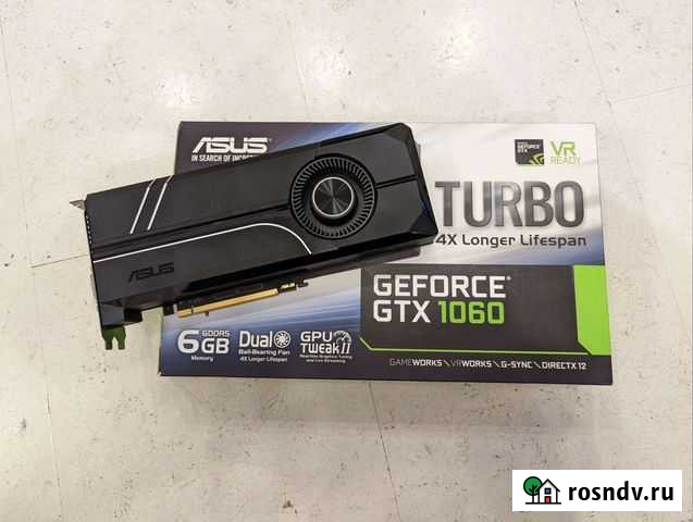 Asus GTX 1060 6gb Turbo Уфа - изображение 1