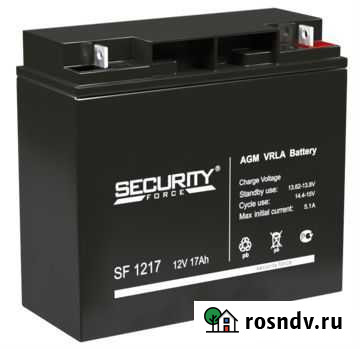 Батарея аккумуляторная Security Force SF1217(17Ач) Саров - изображение 1