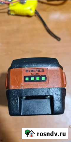 Аккумулятор hilti b36 5 ампер радио Москва - изображение 1