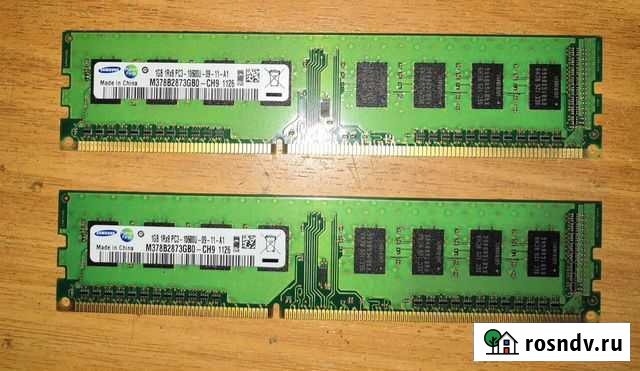 DDR3 1Gb 1333 Mhz Samsung есть 10 шт Красноярск - изображение 1