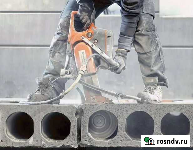 Алмазное бурение, сверление,резка бетона, проемов Елец - изображение 1