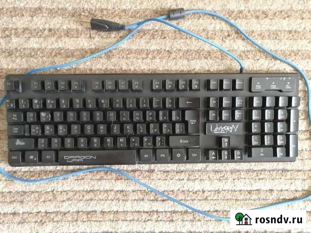 Игровая клавиатура qumo dragon war unicorn k01 Улан-Удэ - изображение 1
