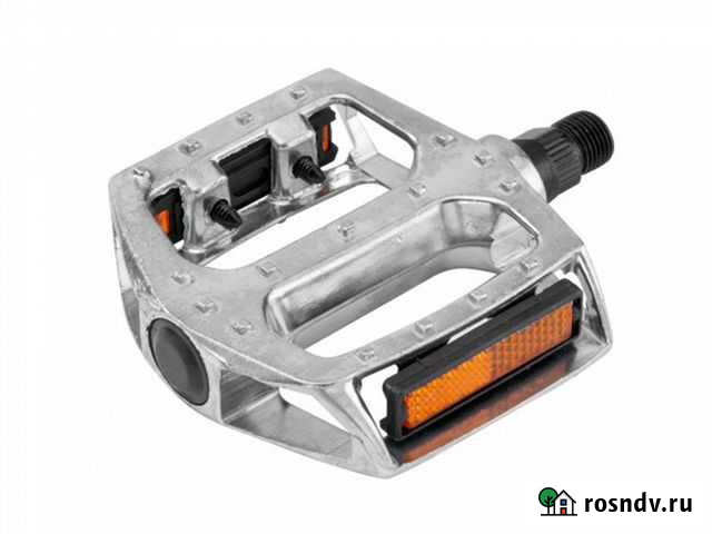 Педали stels BLF-B7 алюминиевые серебристые платфо Барнаул - изображение 1
