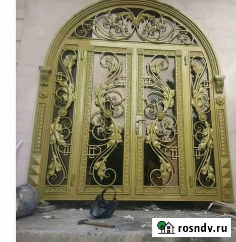 Кованые ворота Каспийск - изображение 1
