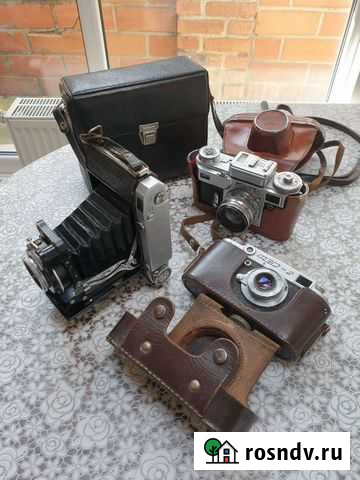 Старые фотоаппараты и вспышка Батайск - изображение 1