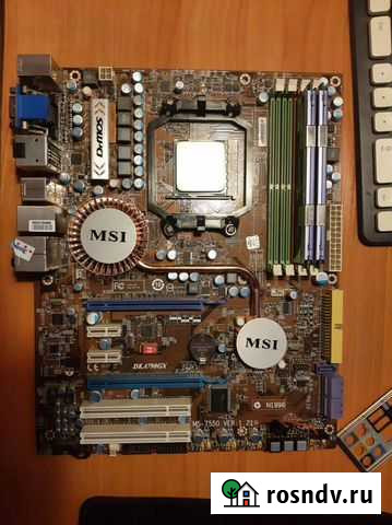 Мат.плата, процессор, память Десногорск - изображение 1