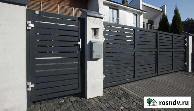 Откатные ворота Алютех Набережные Челны - изображение 1