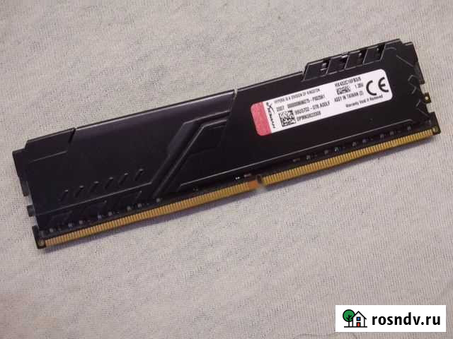 Kingston HyperX fury Black (HX432C16FB3/8) 8 гб Северск - изображение 1