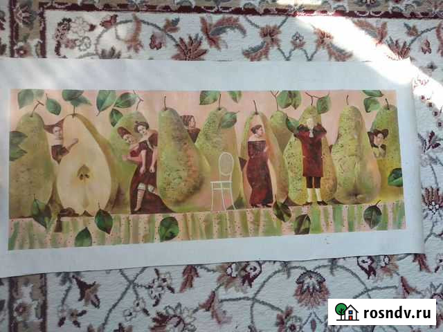 Картина холст масло Груши Анапа - изображение 1