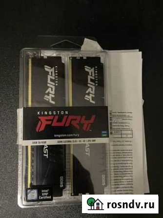 DDR5 Kingston HyperX Fury 5200 xmp 32GB 2x16 Казань - изображение 1