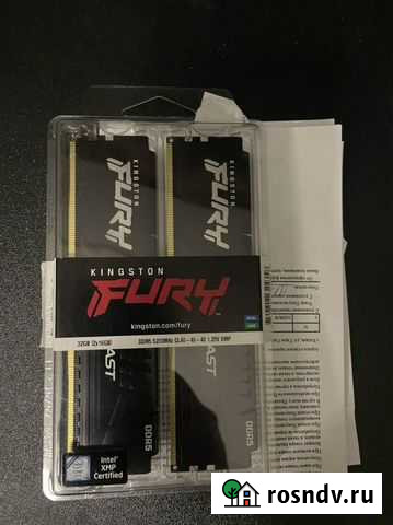 DDR5 Kingston HyperX Fury 5200 xmp 32GB 2x16 Казань - изображение 1